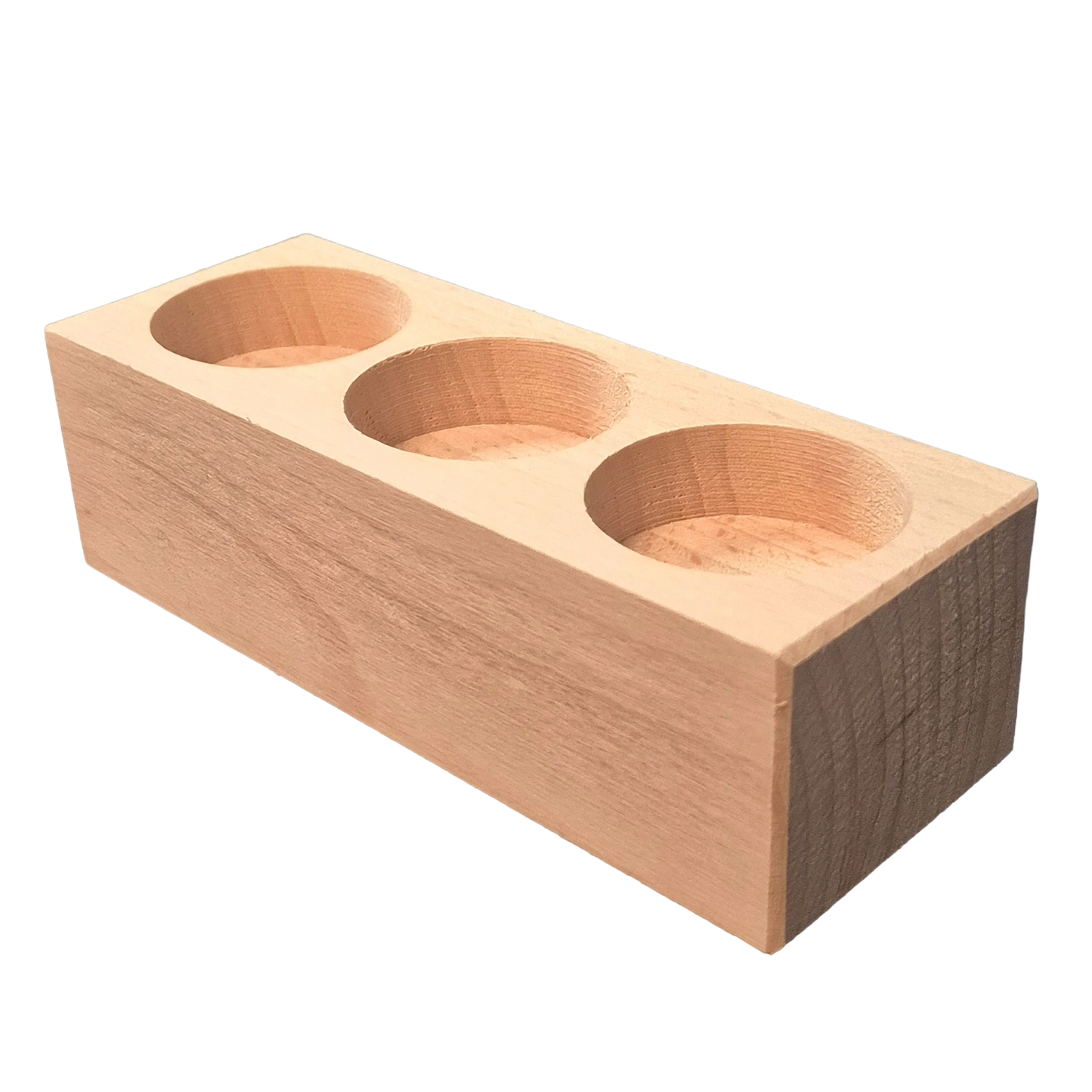 Theelichthouder Strak en Modern design, 3-vaks