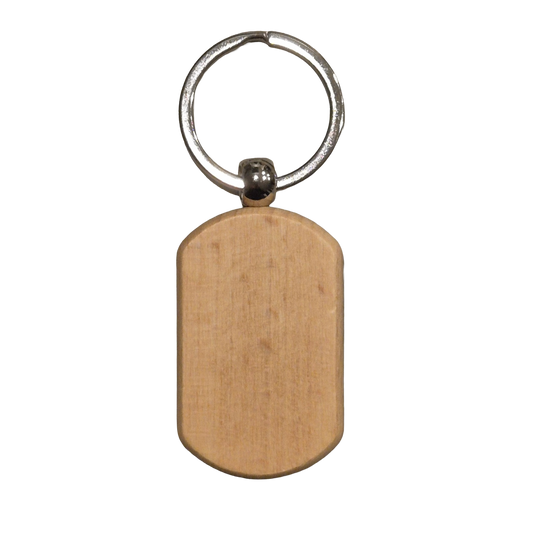 Houten sleutelhanger